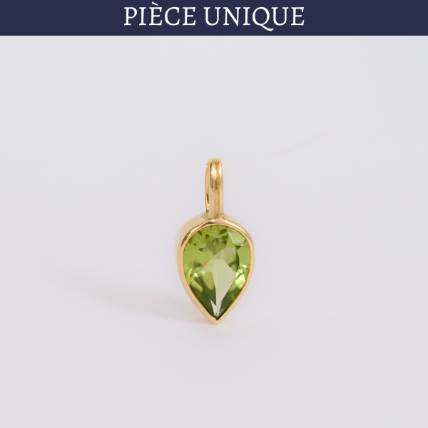 Pendentif Peridot Poire